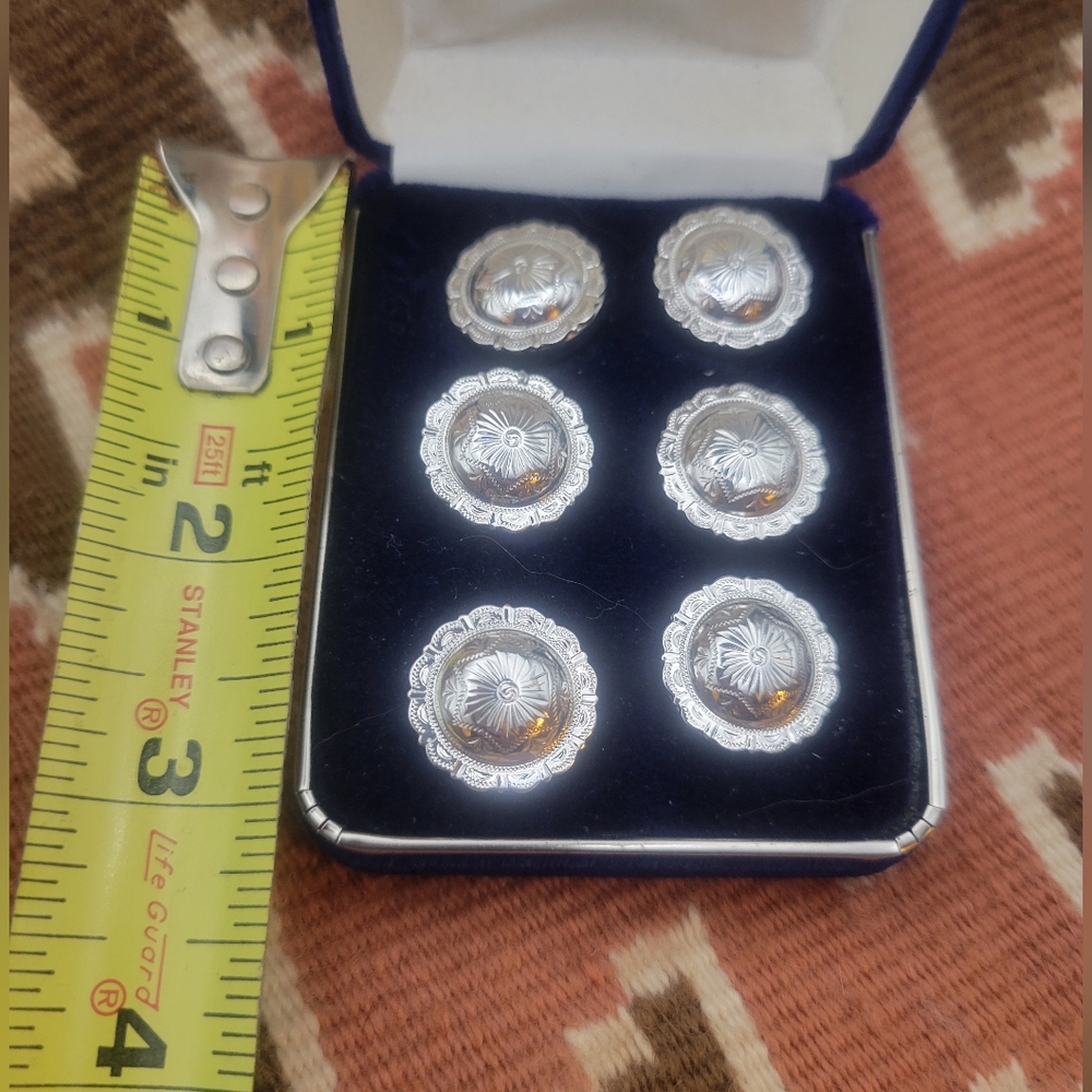 Western Montana Silversmiths Button Covers - image 2